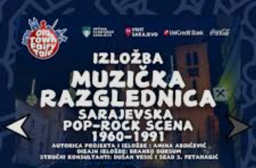 Tradicionalna izložba “Muzička razglednica-sarajevska muzička scena 1960-1991.” sinoć otvorena u Ulici Štrosmajerova u Sarajevu